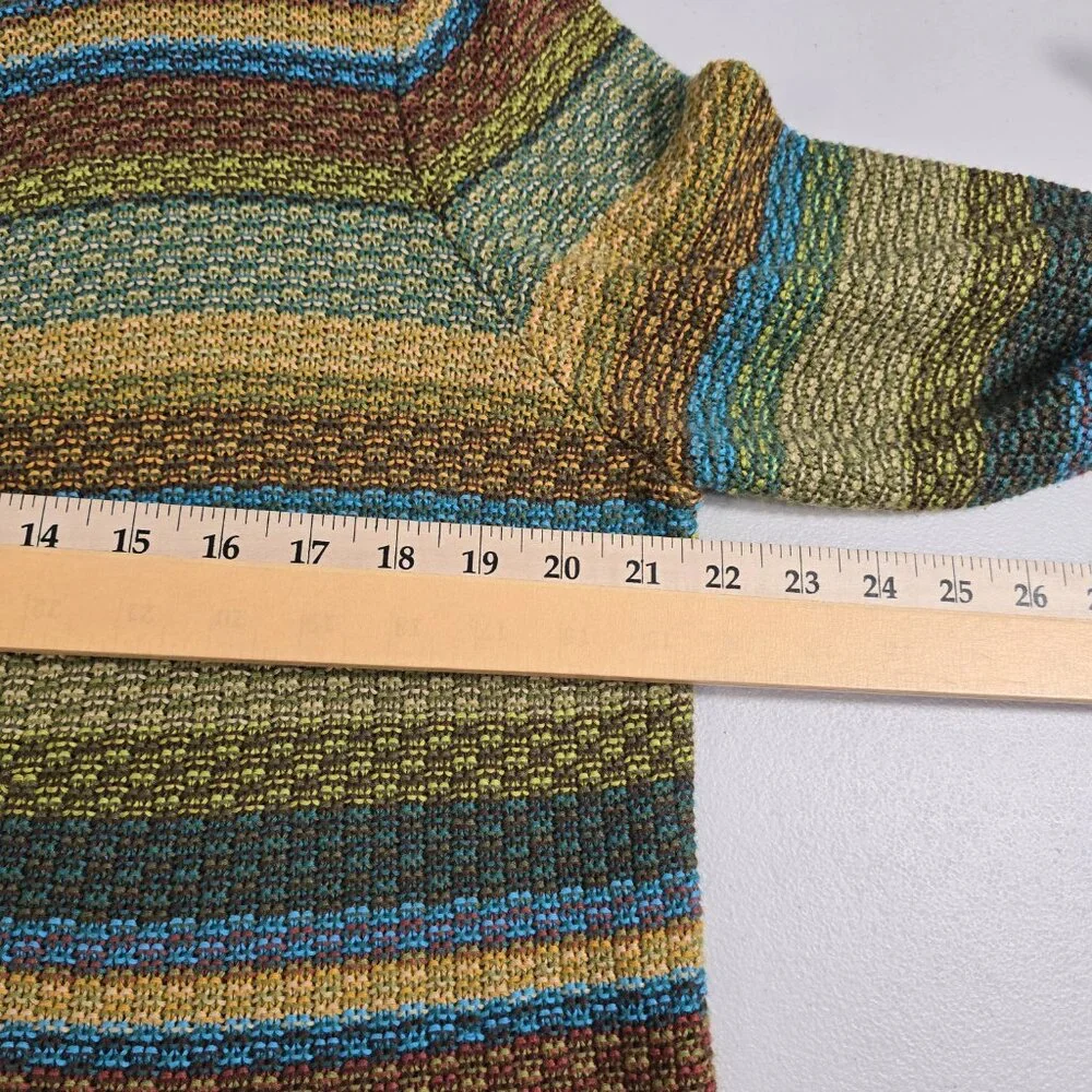 Vintage Koret Womens Cardigan Sweater Jacket Large Cottagecore Long Sleeve Multi